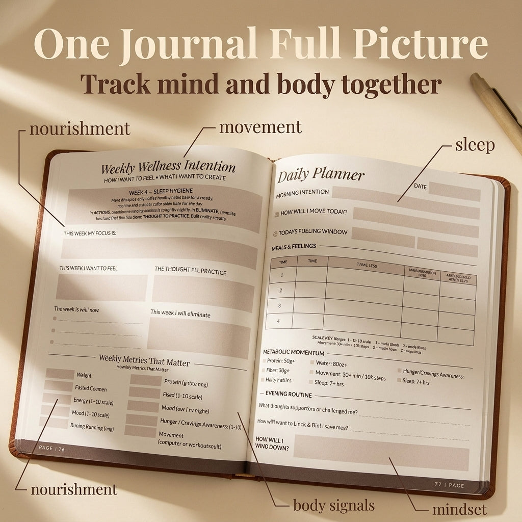 Self-Made Mind & Body 12 Week Reset Journal
